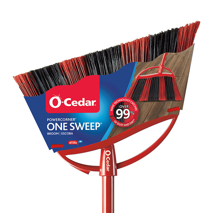 PowerCorner® One Sweep Broom
