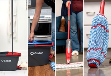Introducing O-Cedar Floor Cleaning PACS, Household Cleaning Products Made  for Easy Cleaning